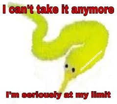 Colorful worm on a string toy in action